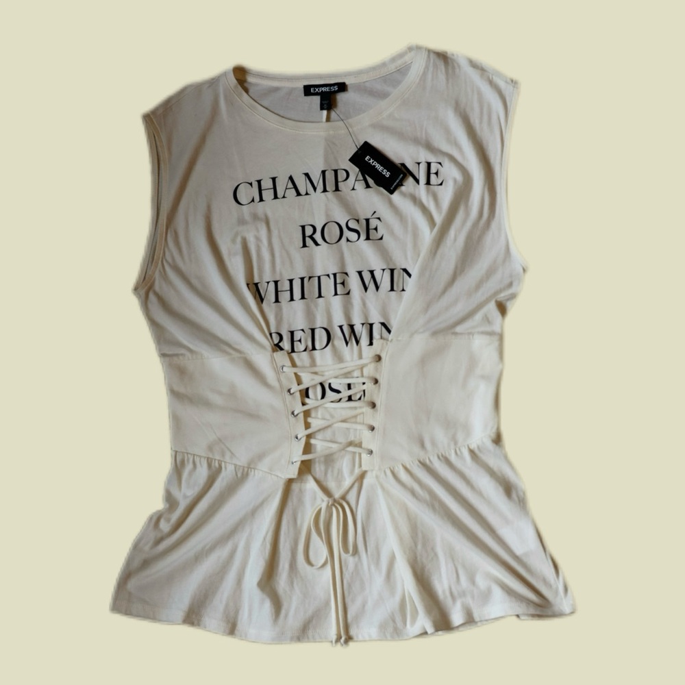 Express Cream Lace-Up